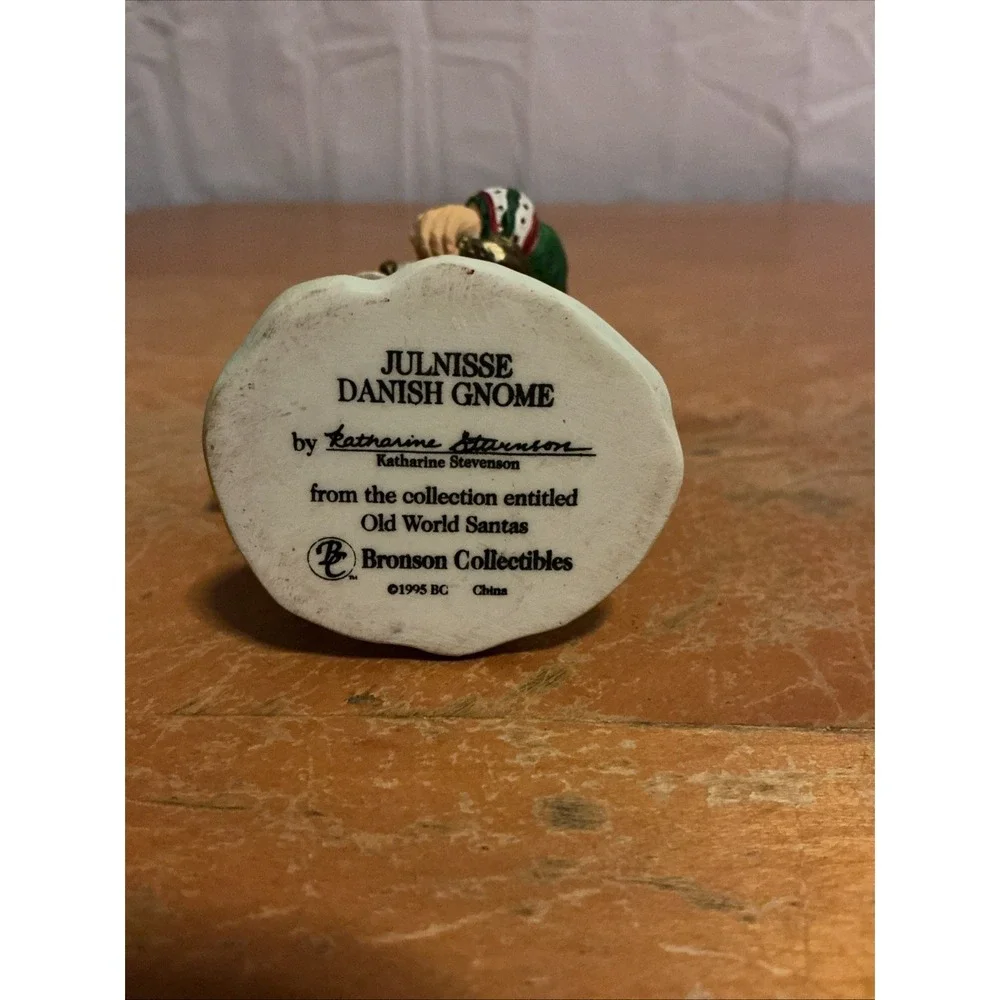 1995 Bronson Collectibles Old World Santas Julnisse Danish Gnome By Stevenson